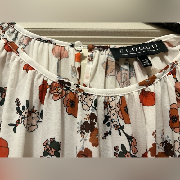 NWT Eloquii Pintuck Detail Trapeze Dress - Picture 4 of 7